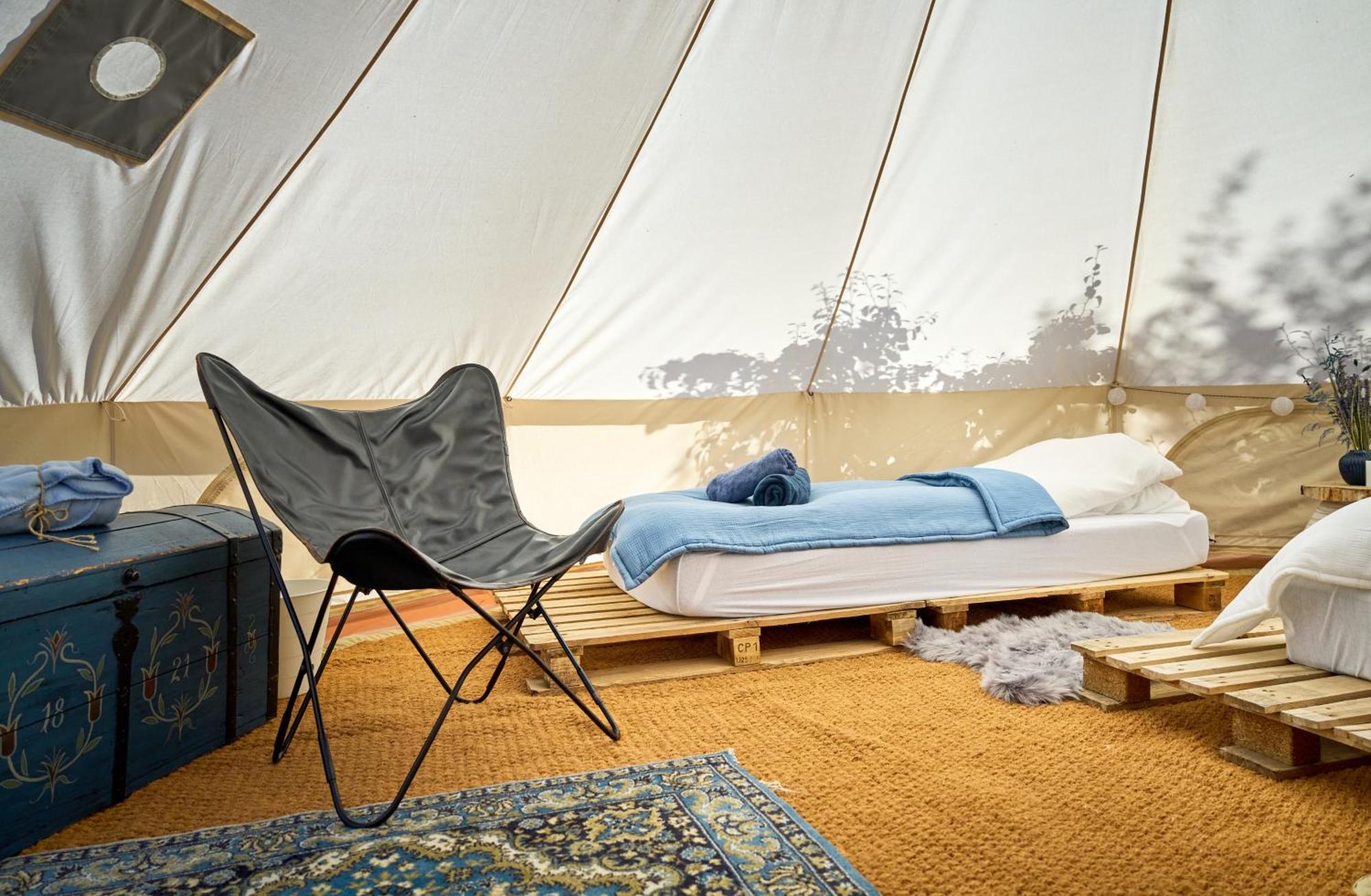 Hesselgaard Glamping Hotel Dalby Exterior foto